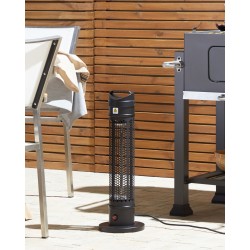 Promiennik na podczerwień wolnostojący KRAKATOA 1000 W Czarny