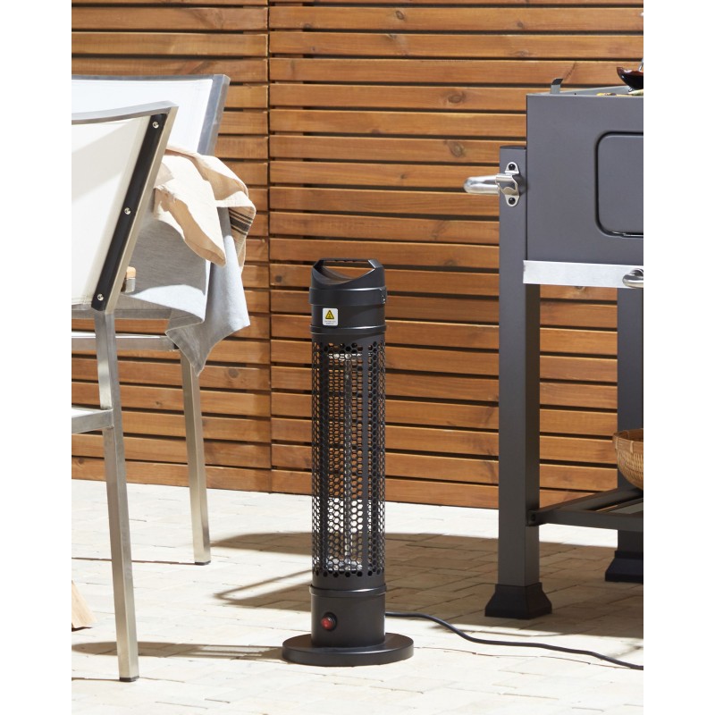 Promiennik na podczerwień wolnostojący KRAKATOA 1000 W Czarny