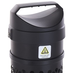 Promiennik na podczerwień wolnostojący KRAKATOA 1000 W Czarny