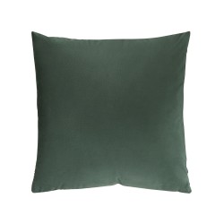 Zestaw 2 poduszek dekoracyjnych ALYSSUM Welur 45 x 45 cm Ciemnozielony Wzór marokańskiej koniczyny