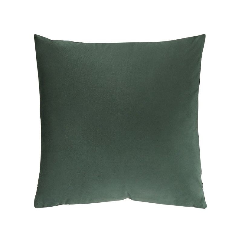 Zestaw 2 poduszek dekoracyjnych ALYSSUM Welur 45 x 45 cm Ciemnozielony Wzór marokańskiej koniczyny