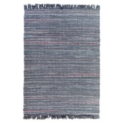 Dywan bawełniany 140 x 200 cm szary BESNI