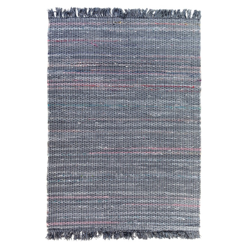 Dywan bawełniany 140 x 200 cm szary BESNI