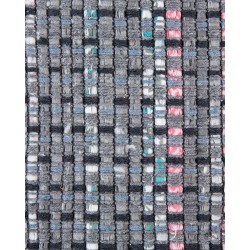 Dywan bawełniany 140 x 200 cm szary BESNI