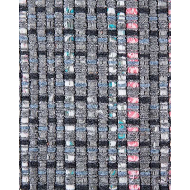 Dywan bawełniany 140 x 200 cm szary BESNI