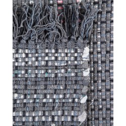 Dywan bawełniany 140 x 200 cm szary BESNI