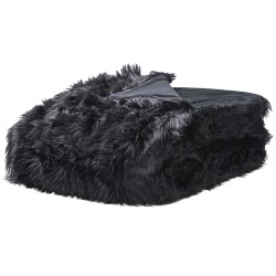 Narzuta na łóżko DELICE 200 x 220 cm Czarny