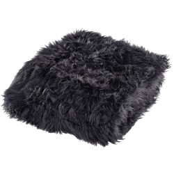 Narzuta na łóżko DELICE 200 x 220 cm Czarny