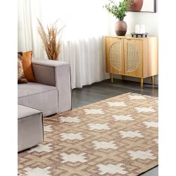 Dywan z juty 200 x 300 cm beżowy KONURTAY