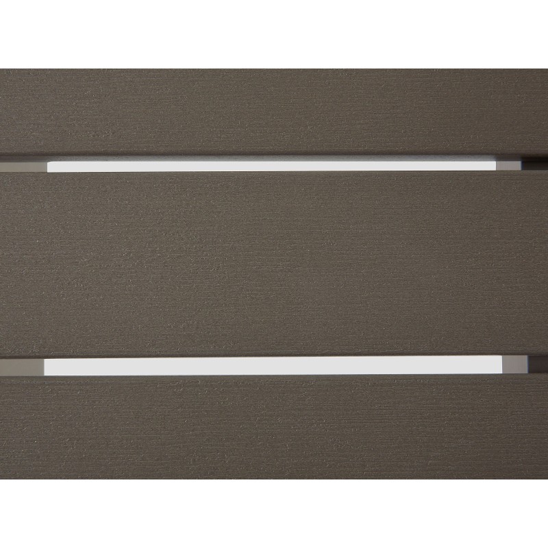 Stolik kawowy ogrodowy 90 x 50 cm ciemnoszary SALERNO