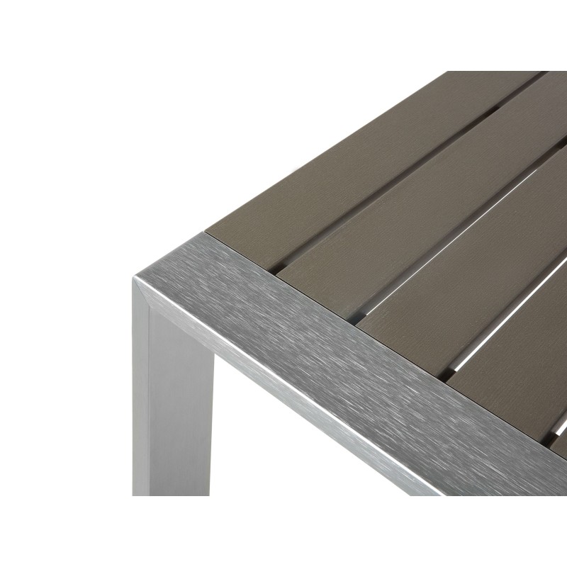 Stolik kawowy ogrodowy 90 x 50 cm ciemnoszary SALERNO