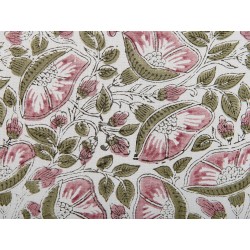 Poduszka dekoracyjna CARISSA Bawełna 45 x 45 cm Kolorowy Wzór kwiatowy