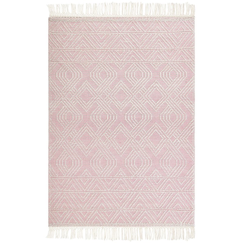 Dywan 160 x 230 cm różowy ADANA