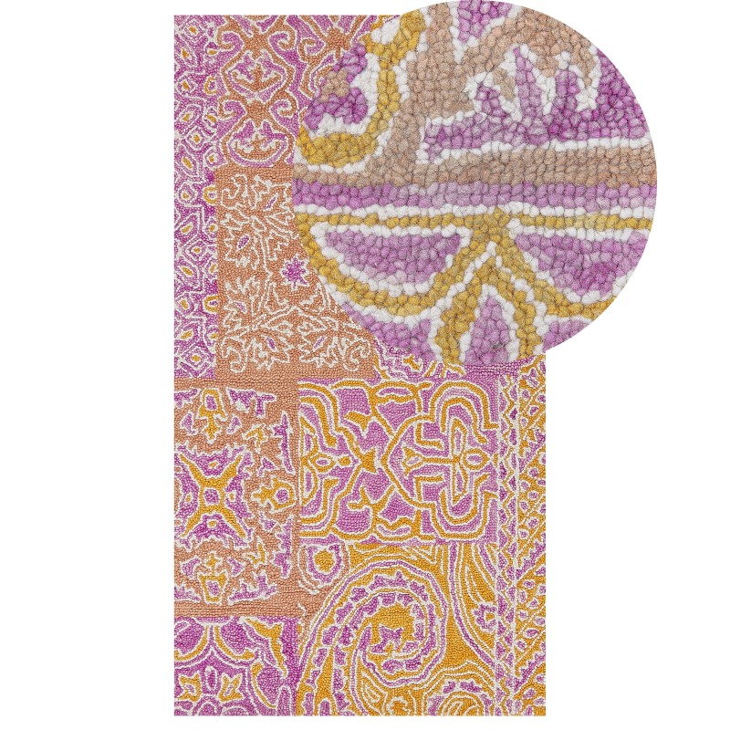 Dywan wełniany 80 x 150 cm wielokolorowy AVANOS