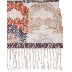 Dywan z juty 140 x 200 cm wielokolorowy KALFA