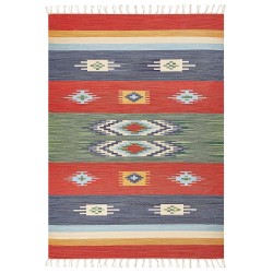 Dywan bawełniany kilim 200 x 300 cm wielokolorowy KAMARIS