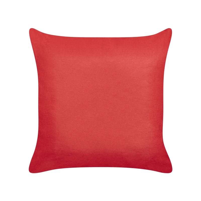 Zestaw 2 poduszek dekoracyjnych GINGERBREAD Bawełna 45 x 45 cm Czerwony Wzór świąteczny