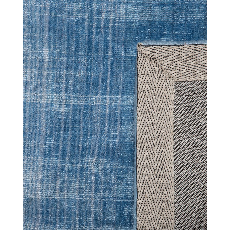 Dywan wiskozowy 200 x 200 cm niebiesko-szary ERCIS