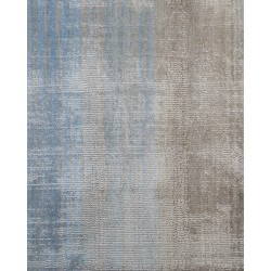 Dywan wiskozowy 200 x 200 cm niebiesko-szary ERCIS