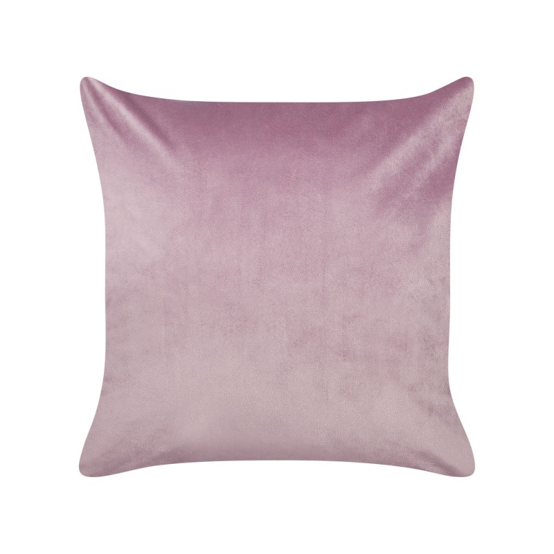 2 welurowe poduszki dekoracyjne haftowane w kwiaty 45 x 45 cm fioletowe ECHINACEA