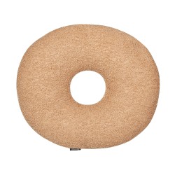 Zestaw 2 poduszek dekoracyjnych HESPERIS Boucle Jasnobrązowy Jednolity