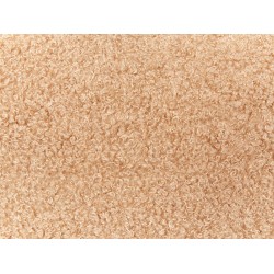 Zestaw 2 poduszek dekoracyjnych HESPERIS Boucle Jasnobrązowy Jednolity