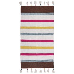 Dywan bawełniany 80 x 150 cm wielokolorowy HISARLI