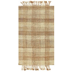 Dywan z juty 80 x 150 cm beżowy BERISSA