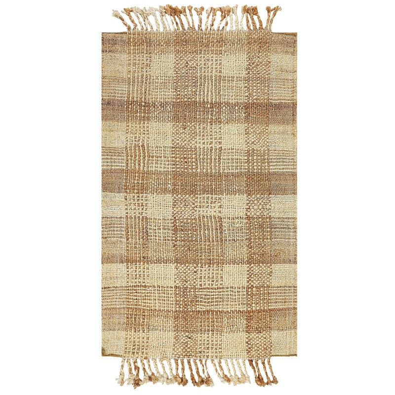 Dywan z juty 80 x 150 cm beżowy BERISSA