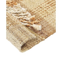 Dywan z juty 80 x 150 cm beżowy BERISSA