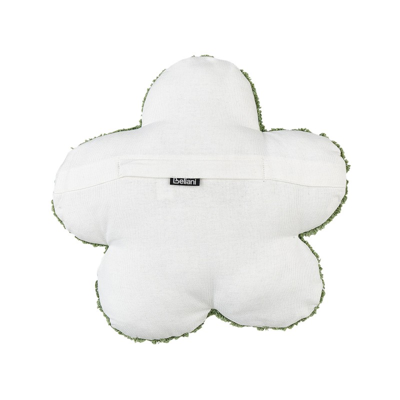 2 bawełniane poduszki dekoracyjne dla dzieci kwiaty 30 x 30 cm zielone SORREL