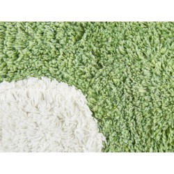 2 bawełniane poduszki dekoracyjne dla dzieci kwiaty 30 x 30 cm zielone SORREL