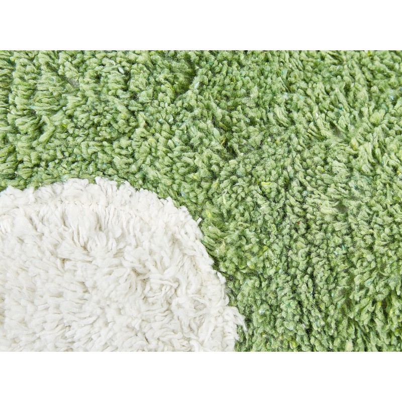 2 bawełniane poduszki dekoracyjne dla dzieci kwiaty 30 x 30 cm zielone SORREL