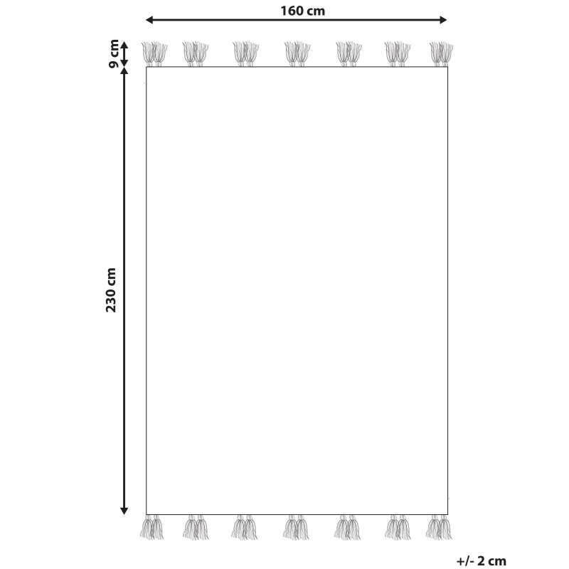 Dywan wełniany kilim 160 x 230 cm wielokolorowy ARALEZ