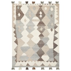 Dywan wełniany kilim 160 x 230 cm wielokolorowy ARALEZ