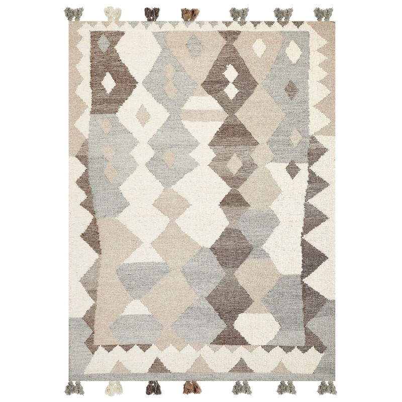 Dywan wełniany kilim 160 x 230 cm wielokolorowy ARALEZ