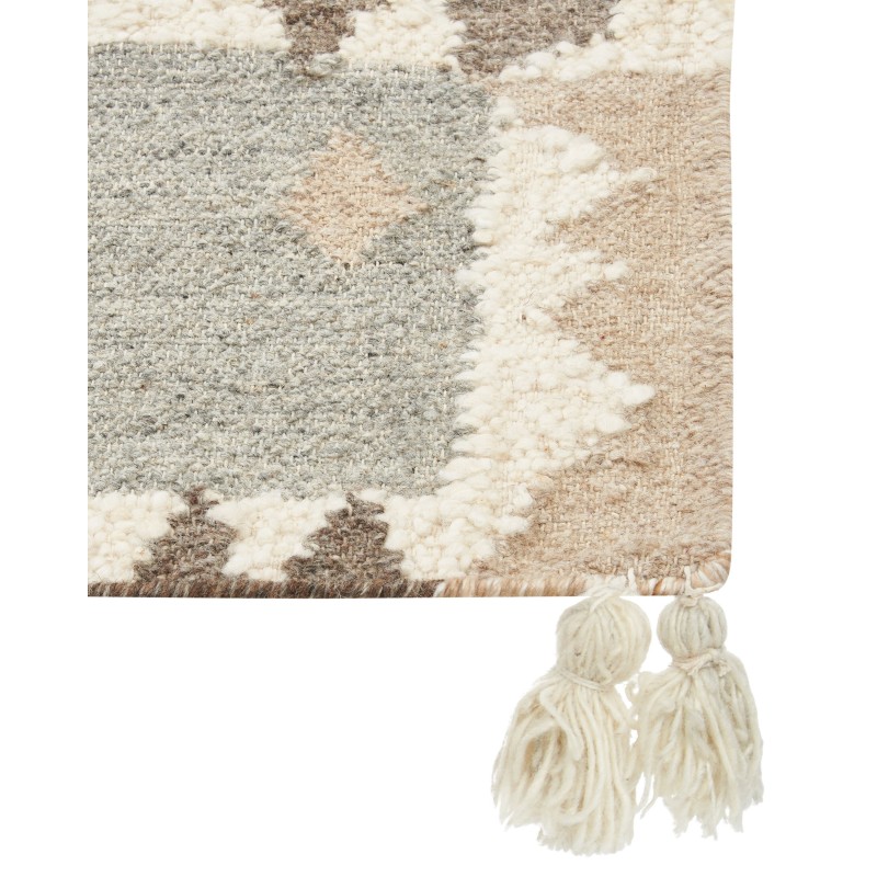 Dywan wełniany kilim 160 x 230 cm wielokolorowy ARALEZ