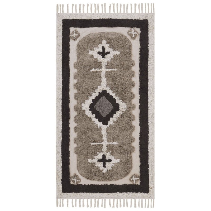 Dywan bawełniany 80 x 150 cm beżowy GEYVE