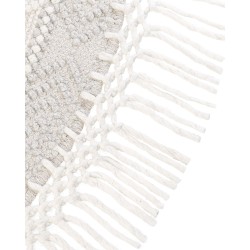 Okrągły dywan wełniany ⌀ 140 cm beżowy BALTALAR