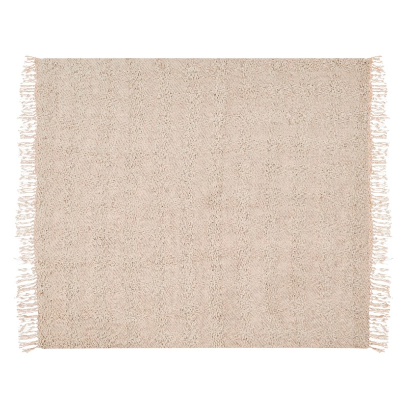 Koc VELLA Bawełna 220 x 240 cm Pastelowy róż