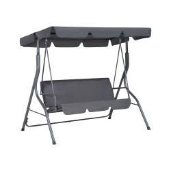 Huśtawka ogrodowa CHAPLIN Metal Ciemnoszary