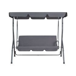 Huśtawka ogrodowa CHAPLIN Metal Ciemnoszary