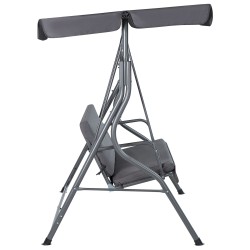 Huśtawka ogrodowa CHAPLIN Metal Ciemnoszary