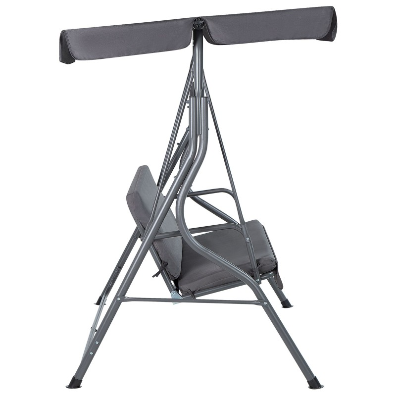 Huśtawka ogrodowa CHAPLIN Metal Ciemnoszary