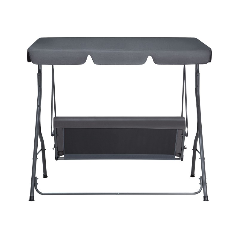Huśtawka ogrodowa CHAPLIN Metal Ciemnoszary