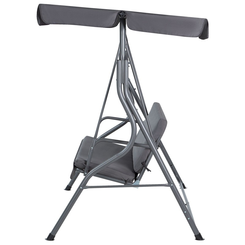 Huśtawka ogrodowa CHAPLIN Metal Ciemnoszary