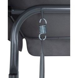 Huśtawka ogrodowa CHAPLIN Metal Ciemnoszary