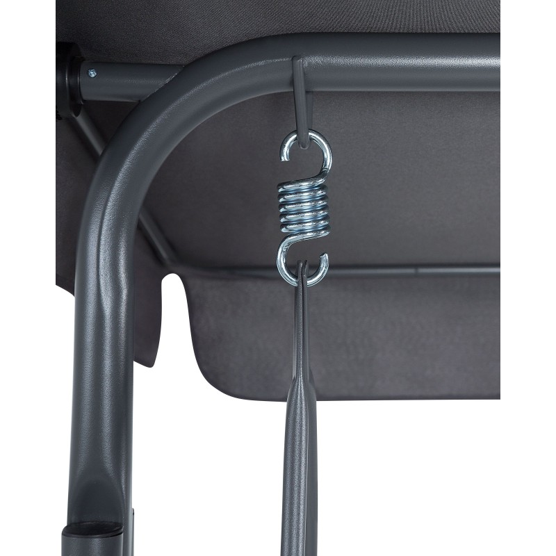 Huśtawka ogrodowa CHAPLIN Metal Ciemnoszary