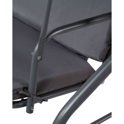 Huśtawka ogrodowa CHAPLIN Metal Ciemnoszary