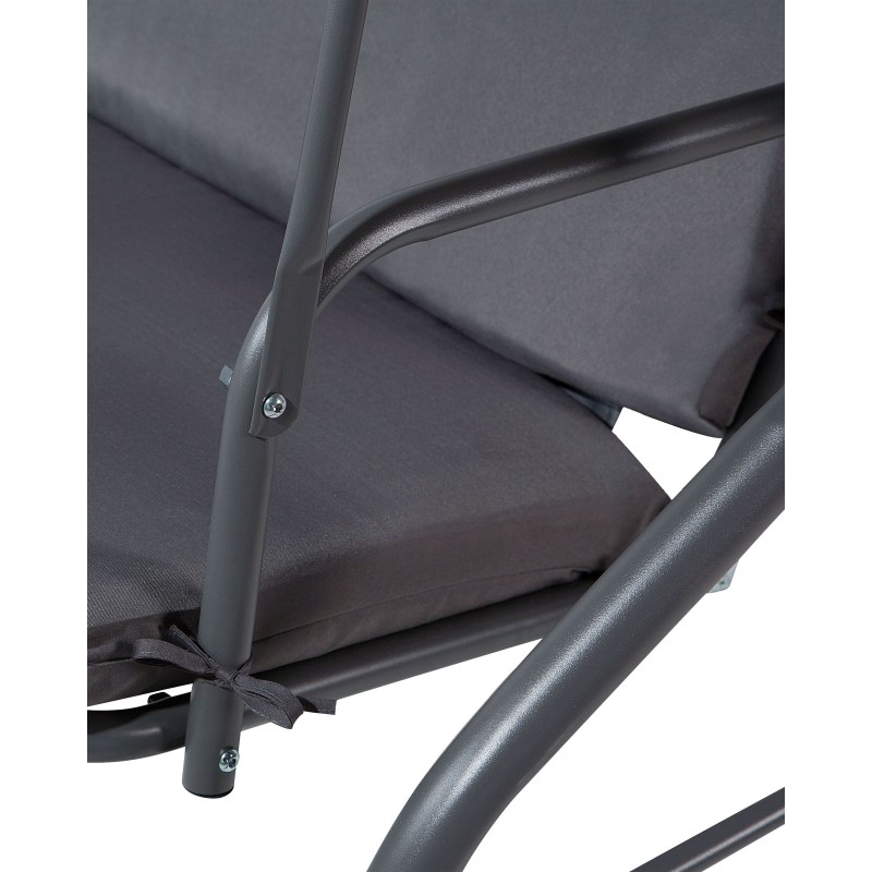 Huśtawka ogrodowa CHAPLIN Metal Ciemnoszary